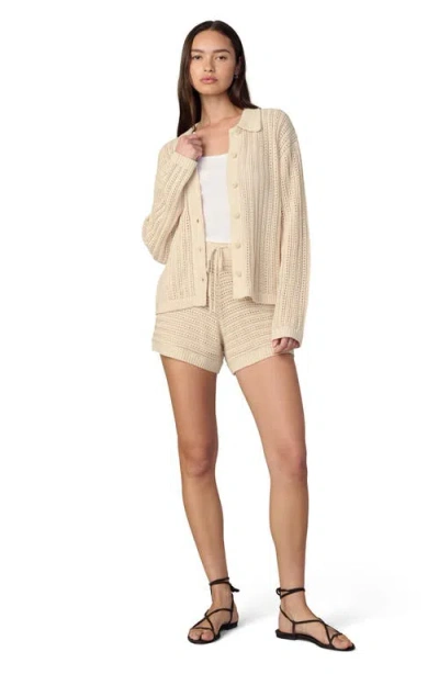 Joe's Jeans The Arlo Open Stitch Shorts In Neutral