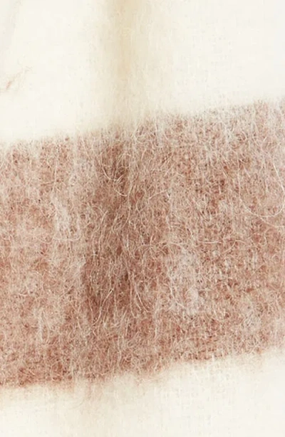 Acne Studios Vally Stripe Alpaca, Wool & Mohair Blend Scarf