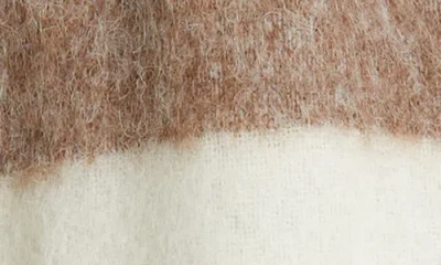 Acne Studios Vally Stripe Alpaca, Wool & Mohair Blend Scarf