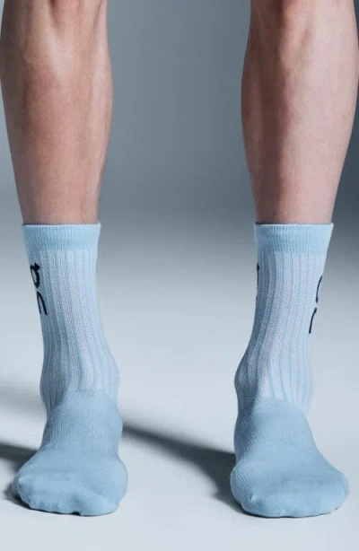 On 3-pack Logo Quarter Socks In Gray