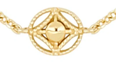 Bony Levy 14k Gold Cutout Station Long Necklace
