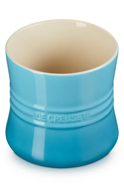 Le Creuset Large Stoneware Utensil Crock In Blue