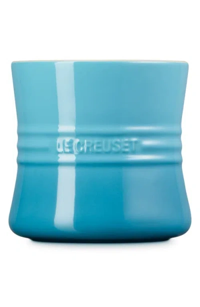 Le Creuset Large Stoneware Utensil Crock In Blue