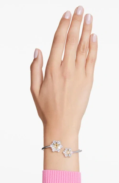 Swarovski Idyllia Crystal Floral Cap Bangle
