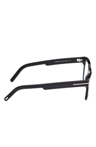 Tom Ford 52mm Square Blue Light Blocking Optical Glasses