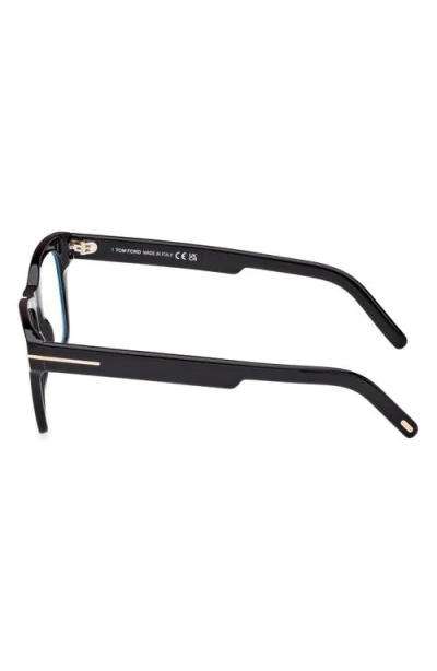 Tom Ford 52mm Square Blue Light Blocking Optical Glasses