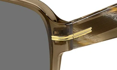 Hugo Boss Boss 57mm Rectangular Sunglasses