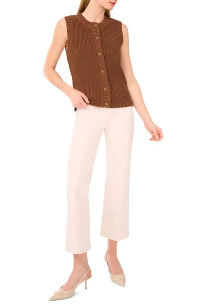 Halogenr Halogen(r) Sleeveless Cotton Cardigan