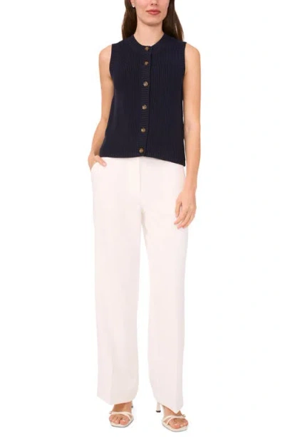 Halogenr Halogen(r) Sleeveless Cotton Cardigan