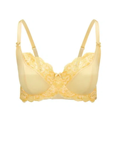 Adore Me Vicky Unlined Full Coverage Bra In Yellow