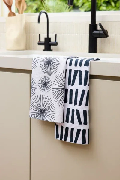 Geometry Kitchen Tea Towel Set