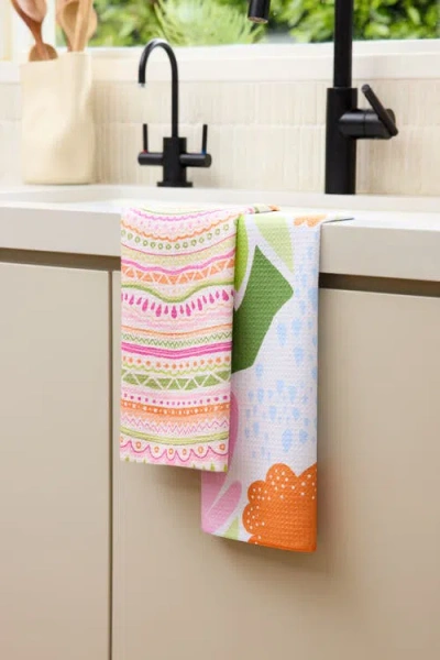Geometry Kitchen Tea Towel Set