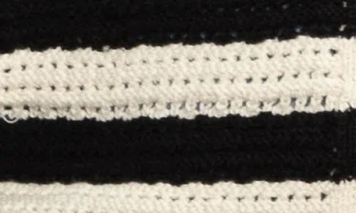 Sanctuary Stripe Open Stitch Cotton Bomber Cardigan