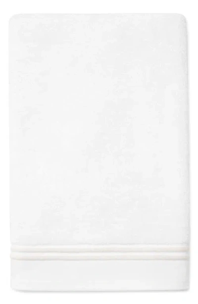 Sferra Aura Nuova Combed Cotton Hand Towel In White