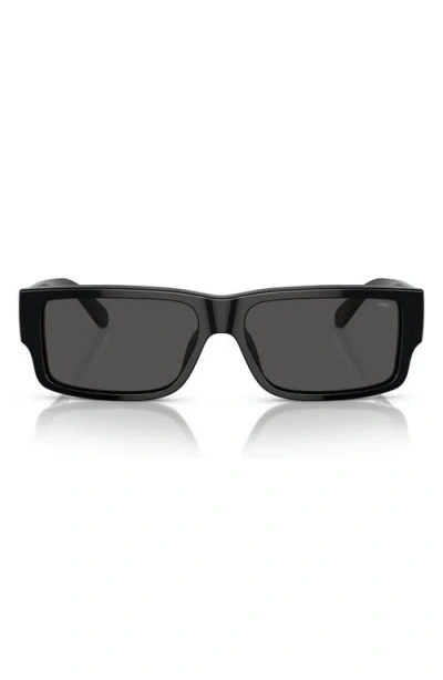 Diesel ® Geck-d 57mm Rectangular Sunglasses