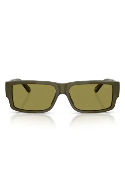 Diesel ® Geck-d 57mm Rectangular Sunglasses