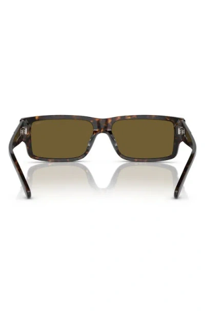 Diesel ® Geck-d 57mm Rectangular Sunglasses