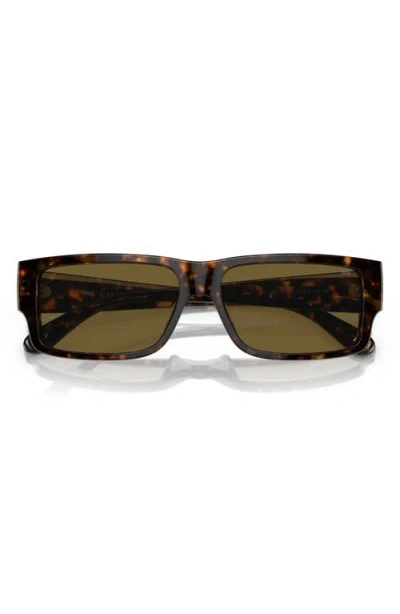 Diesel ® Geck-d 57mm Rectangular Sunglasses