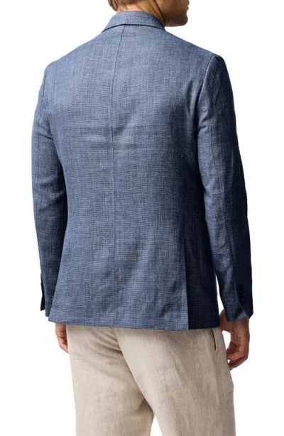 Rodd & Gunn Greerton Linen & Cotton Sport Coat In Blue