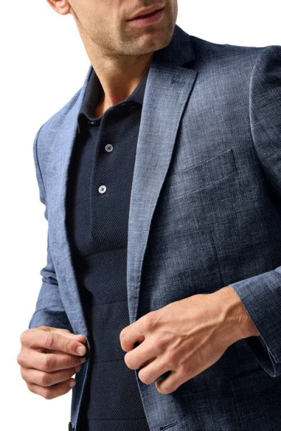 Rodd & Gunn Greerton Linen & Cotton Sport Coat In Blue