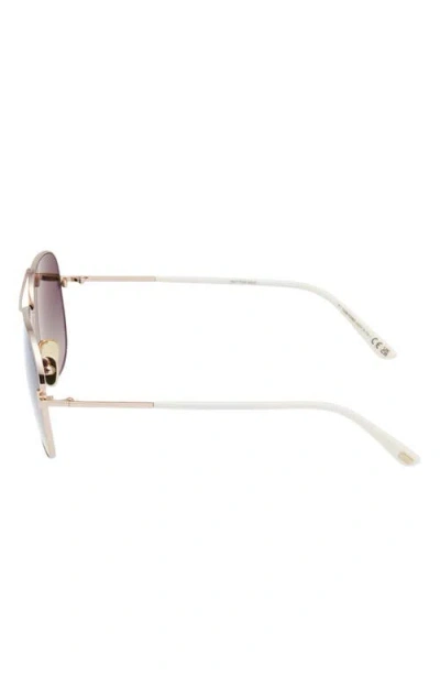 Tom Ford Clark 59mm Pilot Sunglasses
