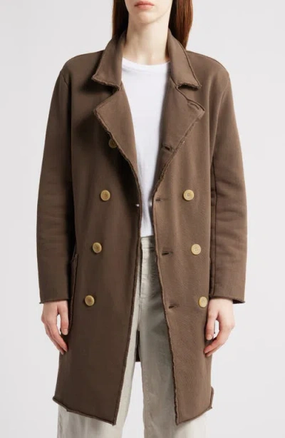 Frank & Eileen Tipperary French Terry Coat In Brown