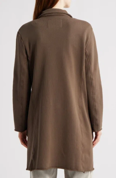 Frank & Eileen Tipperary French Terry Coat In Brown