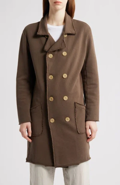 Frank & Eileen Tipperary French Terry Coat In Brown