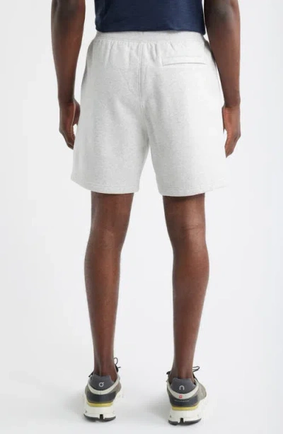 Zella Vital Fleece Peformance Shorts In Gray