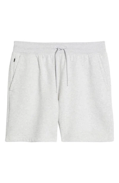 Zella Vital Fleece Peformance Shorts In Gray