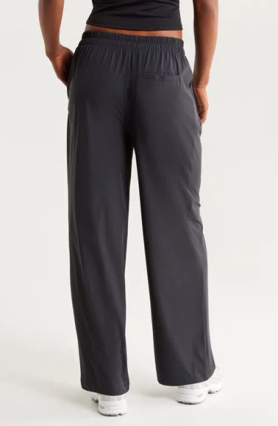 Zella Atlas High Waist Straight Leg Pants In Black