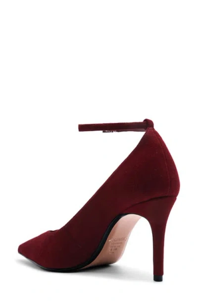 Schutz Mia Ankle Strap Pointed Toe Pump