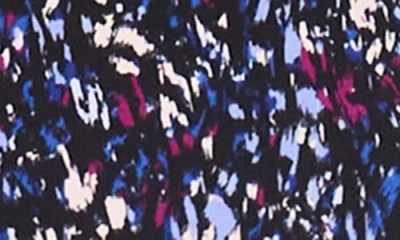 Vince Camuto Abstract Print Sleeveless Midi Dress In Blue