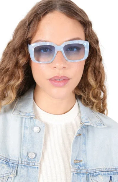 Illesteva Geno Sunglasses In Blue