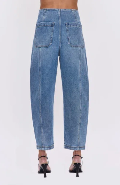 Pistola Blair Bandless High Waist Crop Barrel Jeans