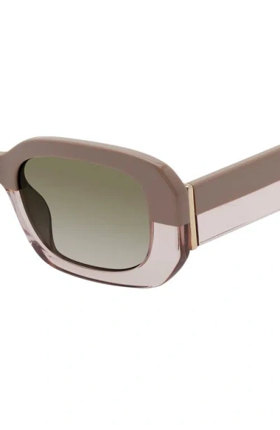 Stuart Weitzman 51mm Rectangular Sunglasses