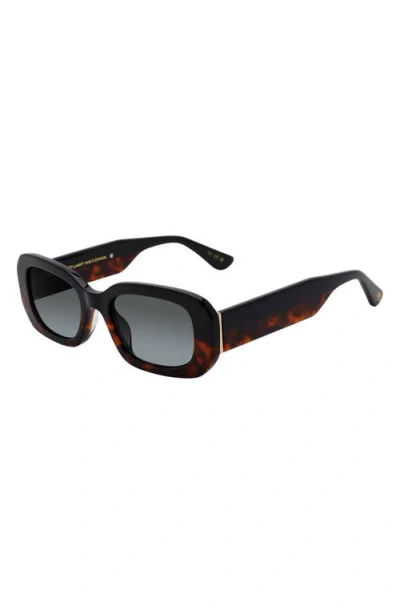 Stuart Weitzman 51mm Rectangular Sunglasses