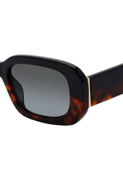 Stuart Weitzman 51mm Rectangular Sunglasses