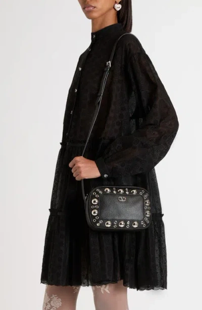Valentino Garavani Nellcôte Studded Leather Crossbody Bag