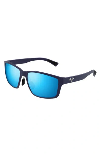 Maui Jim Walewaha 55mm Polarizedplus2® Rectangular Sunglasses