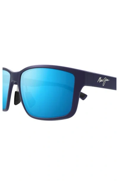 Maui Jim Walewaha 55mm Polarizedplus2® Rectangular Sunglasses