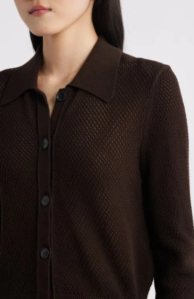 Frame The Shrunken Lace Knit Cardigan