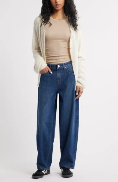 Bp. Mid Rise Barrel Jeans