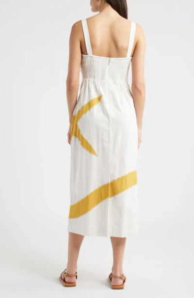 Cleobella Brie Cotton & Linen Midi Dress