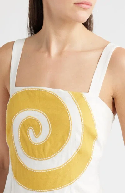 Cleobella Brie Cotton & Linen Midi Dress