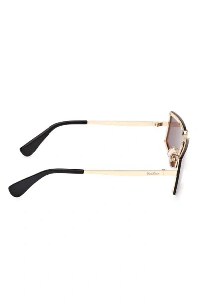 Max Mara 68mm Oversize Rectangular Sunglasses