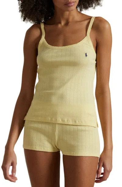 Polo Ralph Lauren Pointelle Stripe Cotton Pajamas