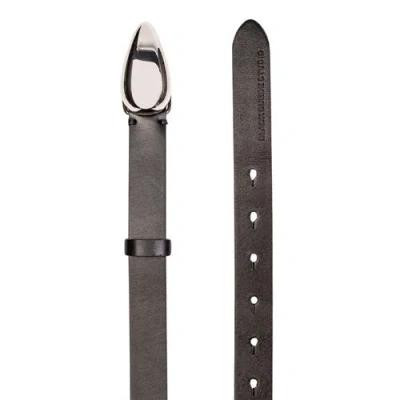 Black Suede Studio Bean Belt
