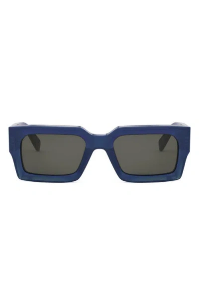 Celine Bold 3 Dots 54mm Rectangular Sunglasses