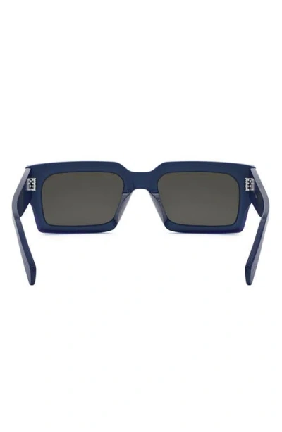 Celine Bold 3 Dots 54mm Rectangular Sunglasses